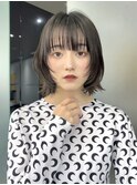 イメチェン/ピンクベージュ/バタフライカット/イメチェン/表参道