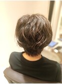 スタイリング楽々ニュアンスパーマカットスタイル/40代
