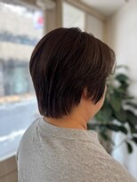 アミュレ ヘア サロン(Amule hair salon)&nbsp;ミセスショートスタイルダークアッシュ2026ショートカットが得意