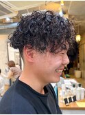 メンズカットプードルパーマスパイラルパーマハードパーマ