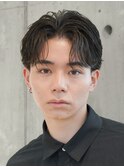 原宿メンズパーマニュアンスパーマ曲がる縮毛矯正センターパート