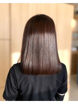 リエットヘアー 西尾市杢左店(Lie-et. hair) 【大人女性におすすめ】ツヤで魅せる上品ブラウンカラー