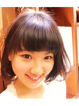 ヘアールーム グリン(Hair room GRin) GRin×黒髪 ナチュラルボブ☆