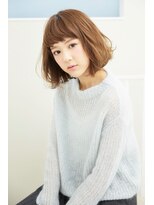 ラフな抜け感可愛い×小顔ふんわりボブ