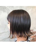 毛先にたっぷりハイライト☆切りっぱなしボブ