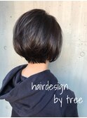 ノンブローでおさまる大人ボブ 『Tree hairsalon 』本厚木