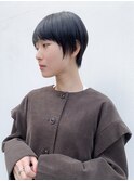 【yuka】暗髪、黒髪シンプルショート