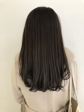 ネイヴィル(navile) ナチュラルグレージュ×ワンカールロング