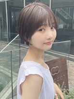 コクーン 銀座(Cocoon) 背伸びショート#切りっぱなしボブ#美髪#ピンクブラウン