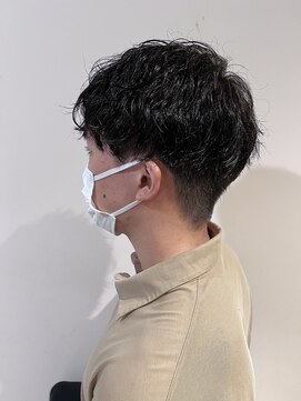 アイディール 心斎橋店(:ideal) 20代30代40代☆癖毛を活かす☆ムースで簡単セット☆メンズパーマ