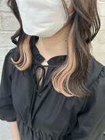 プライズ 池袋店(prize)&nbsp;ピンクベージュエクステインナーカラー学割U24池袋9105