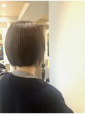 切りっぱなしボブ