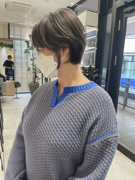 ステアケース 武蔵小杉店(stair:case) 武蔵小杉　脱白髪染めハイライト　白髪染めなし