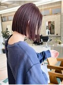 ミニボブ×ダスティピンク