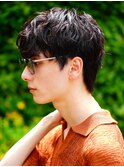 スパイラルパーマ×マッシュスタイルでおしゃれな雰囲気に◎