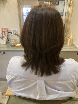 ヘアブティック ハコ(hair boutique haco) 【haco】くびれミディアムレイヤー