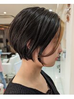 バンブーヘアクラブ 常盤平店 ショートボブ×フェイスフレーミング