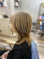 ヘアーズ ベリー 庄内店(hairs BERRY) #アンブレラカラー#ウルフ