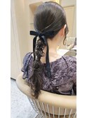 ヘアセットヘアメイクお呼ばれヘアライブ量産コンサートアレンジ