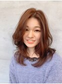 【CocoAnge宗像/担当:沖村】ウルフレイヤー×ピンクベージュ1