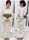 浴衣一式レンタル 浴衣番号 Y-38