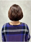 20代30代40代クセを活かしたショートボブ