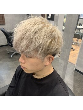 ミオ(Mio) 滋賀/南草津/メンズ美容室/波巻きツイストスパイラルパーマ