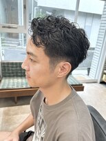 ブルック(BROOK)&nbsp;メンズナチュラルカールスパイラルベリーショート　千歳烏山