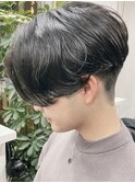 ニュアンスパーマ毛流れセンターパートウルフフェザーパーマ◎