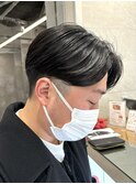 ★毛流れセンターパート/ハンサムショート/刈り上げメンズカット