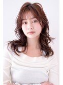 レイヤーカットくびれレイヤー顔周りレイヤー韓国ヘア小顔