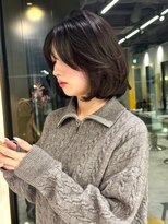 韓国風レイヤーカット カリナボブ ボブレイヤー レイヤーボブ