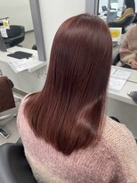 ガルボヘアー 桟橋店(garbo hair)&nbsp;オイルカラーカシスカラーレッドカラー