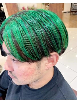 マサゴ アヴェダ(masago AVEDA) フレッシュグリーンでロックに