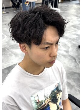 オム ブランシェ(HOMME BLANCHE’) 【Natsuki】シャドウパーマ×アップバング