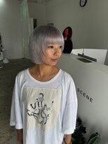 スーパーシーン(SUPER SCENE)&nbsp;ホワイトグレージュ/デジタルパーマ/チェリーブラウン/宜野湾