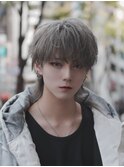 マッシュウルフ/ウルフカット/グランジウルフ/グレージュ