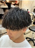 名古屋/メンズカット/メンズパーマ/眉毛/波巻きスパイラル