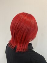 ルルバイアズール 草加店(LULU by azule)&nbsp;ダブルカラー，レッド，ツヤカラー【草加】