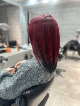 ソル 八王子(SOL) 【漆黒レッド】赤×黒のアンブレラカラー