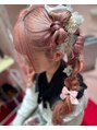髪飾りとヘアセット専門店 hair bijou【ヘアビジュー】 成人式前撮りやライブにも人気のリボンスタイル♪