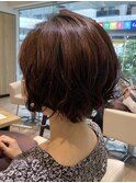 三鷹ショートボブくびれショートイルミナカラー顔周りレイヤー