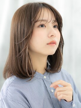 ドクターズ サロン ラブ(Dr's Salon LAB) ミルクティーベージュインナーカラー小顔ボブs古河10代20代