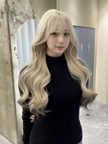 ジェム リット(GEM lit)&nbsp;ホワイトベージュ/デザインカラー/裾カラー/ケアブリーチ