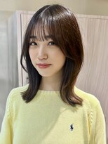 クラン 横浜(Clanc)&nbsp;小顔バランス◎ミディアムレイヤースタイル