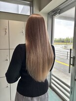 エイト 沖縄豊崎店(EIGHT toyosaki)&nbsp;【EIGHT 豊崎】お客様スタイル［［透明ベージュで叶う艶ロング］