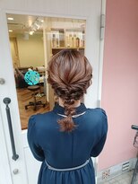 ヘアーアンドスパ コーラルルーム(Hair&spa CORAL room)&nbsp;編みおろし風ヘア♪