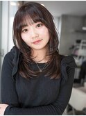 池袋HOLON【レイヤーカット/顔周りレイヤー/セミロング】