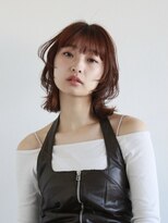 エヌ トーキョー(enu TOKYO)&nbsp;ウルフ　レイヤー　チェリーレッド