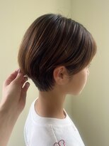 エクファ ヘア シェリル 草津 南草津店(ex-fa hair cherir)&nbsp;ミルクティーブロンド/ダークブルー/デジタルパーマ/南草津